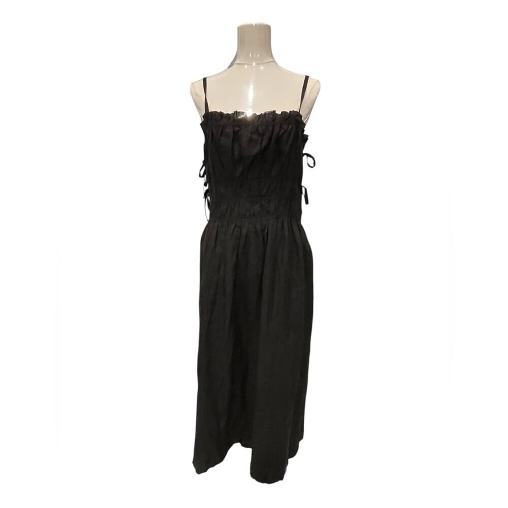 A.REN Gabriella Max Linen Blend Dress Size:L